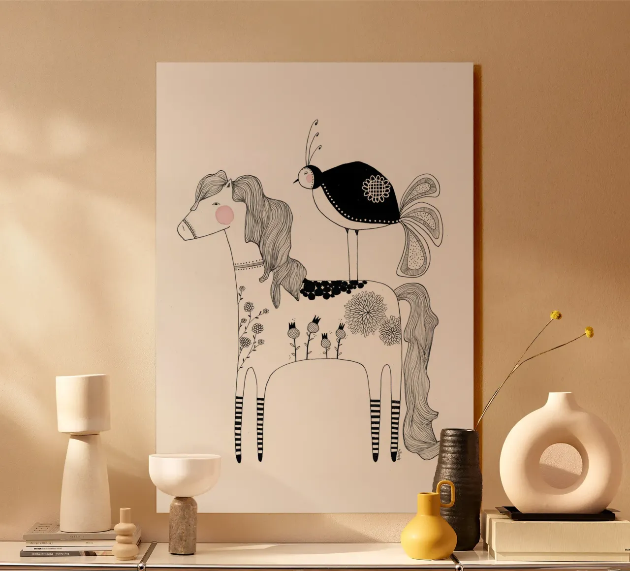 Bianca Peters - The dotted Horse plexiglass da muench benjamin
