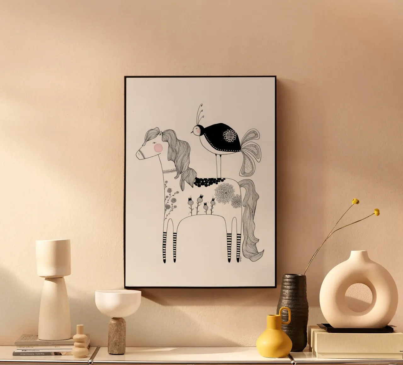 Bianca Peters - The dotted Horse alluminio dibond da muench benjamin