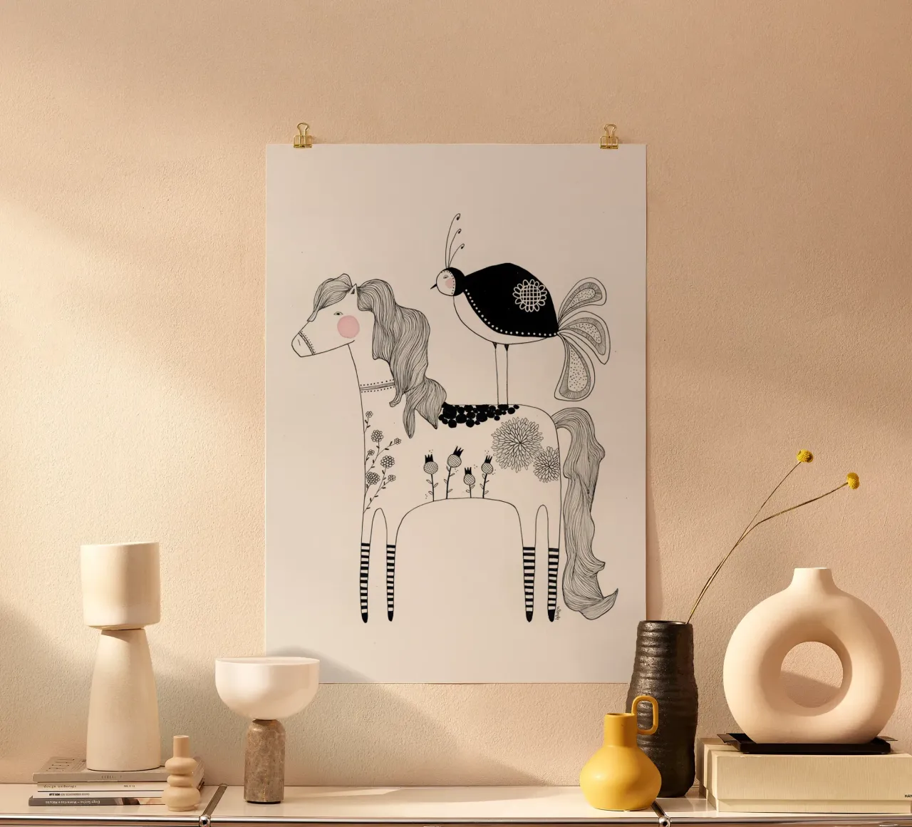 Bianca Peters - The dotted Horse poster da muench benjamin