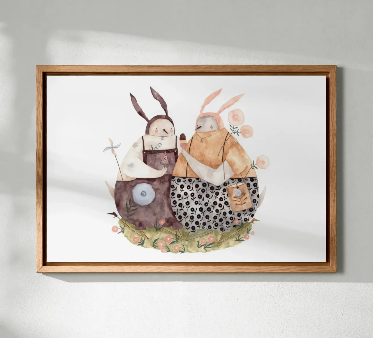 Claudia Voglhuber - IJs canvas met Baklijst van muench benjamin