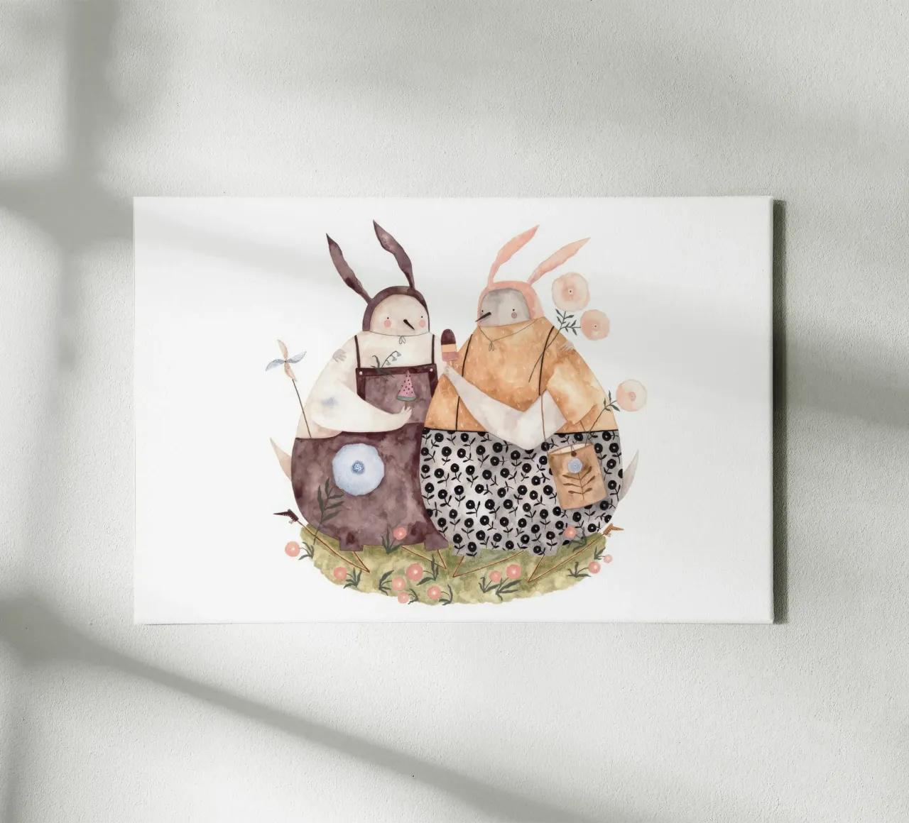 Claudia Voglhuber - IJs canvas met Baklijst van muench benjamin