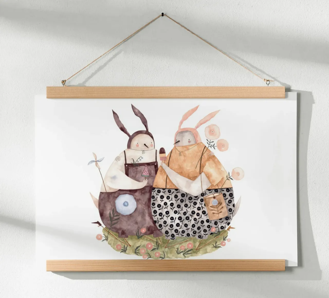 Claudia Voglhuber - Gelato poster con telaio in legno da muench benjamin