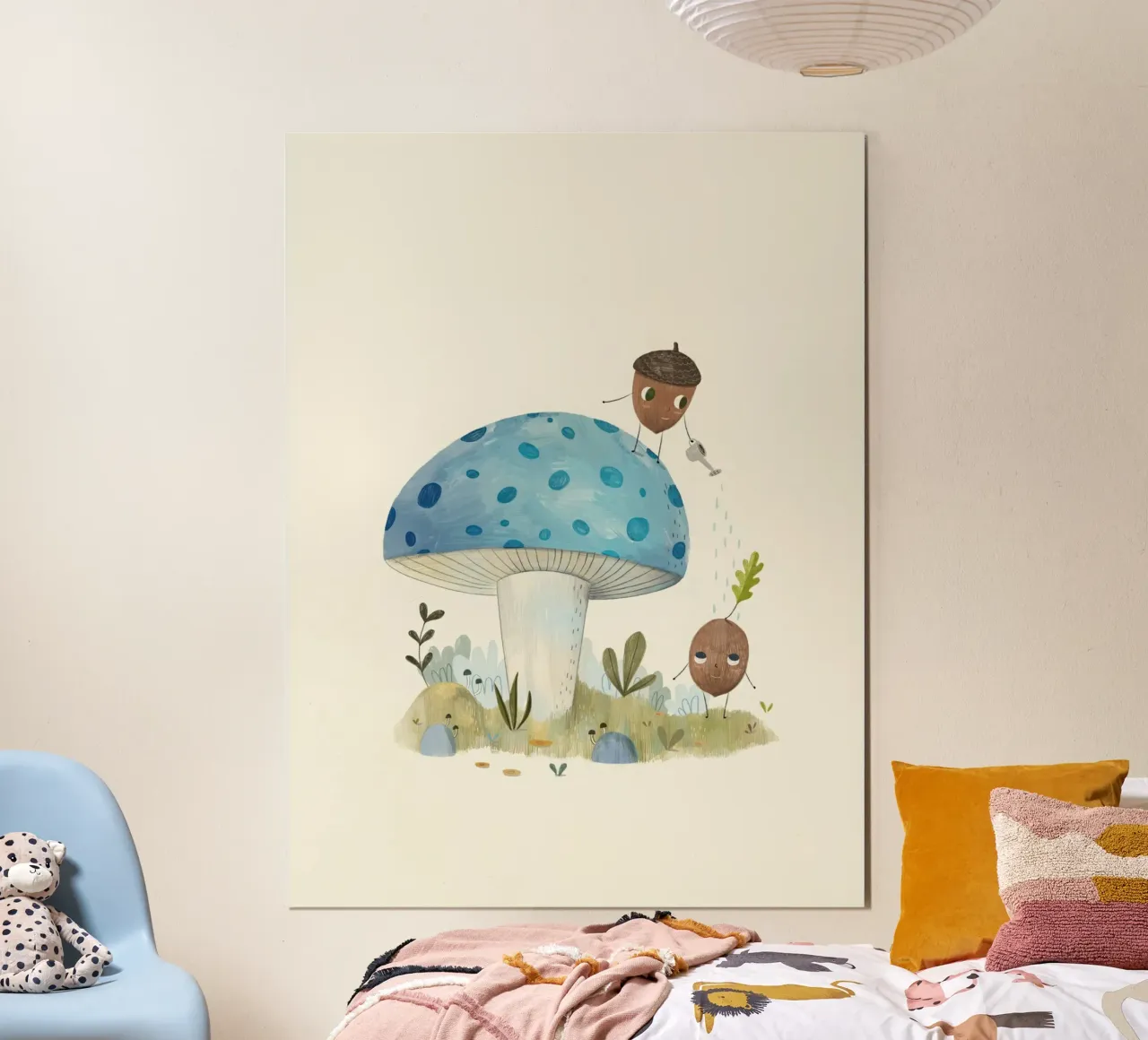 Judith Loske - Piccole ghiande poster con telaio in legno da muench benjamin
