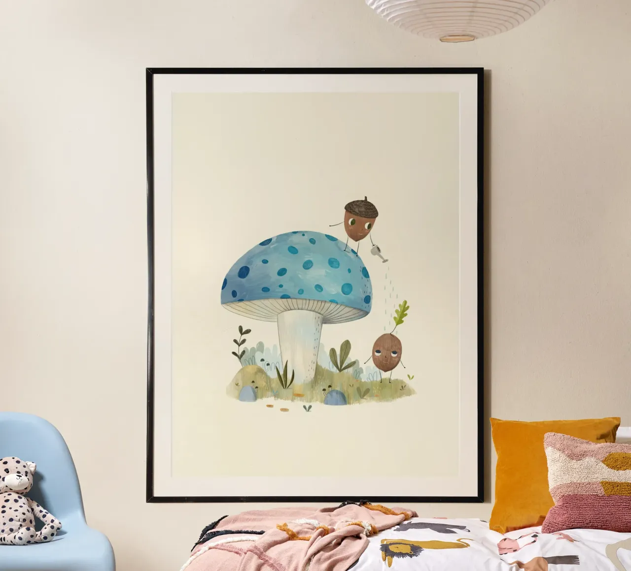 Judith Loske - Piccole ghiande poster con telaio in legno da muench benjamin