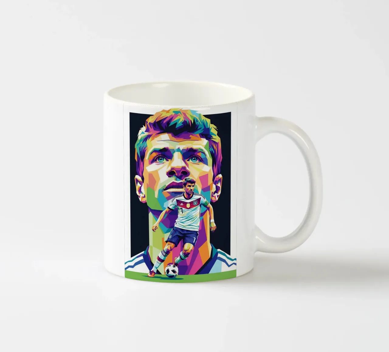 Thomas Muller - Germania #1 tazza in ceramica da Hantamrata