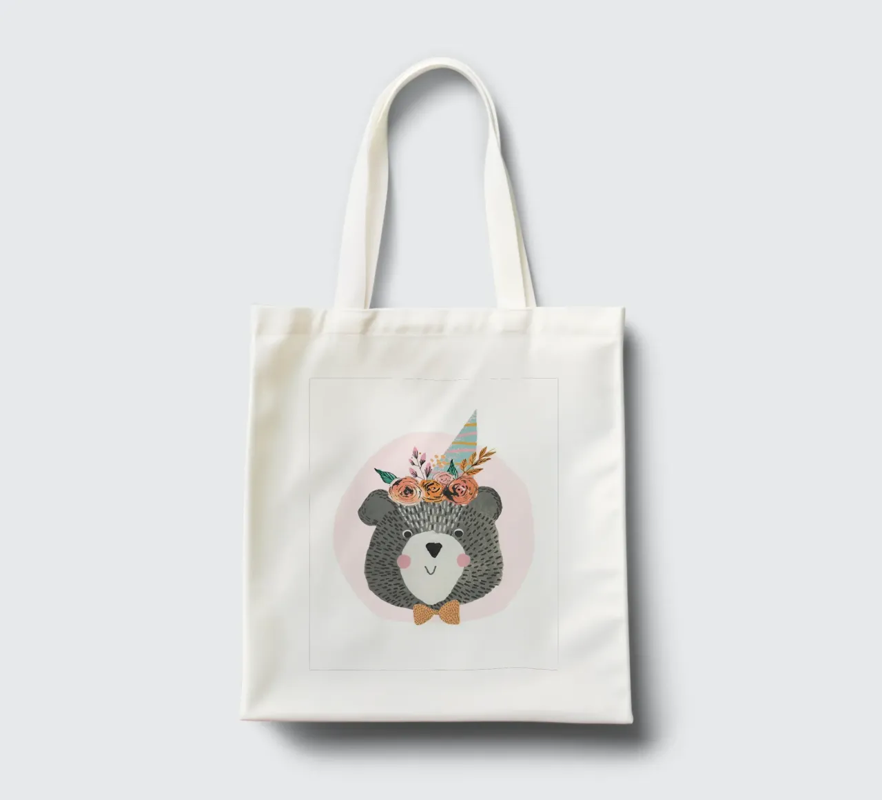 Lisa Dolson - Orso di compleanno borsa in juta da muench benjamin