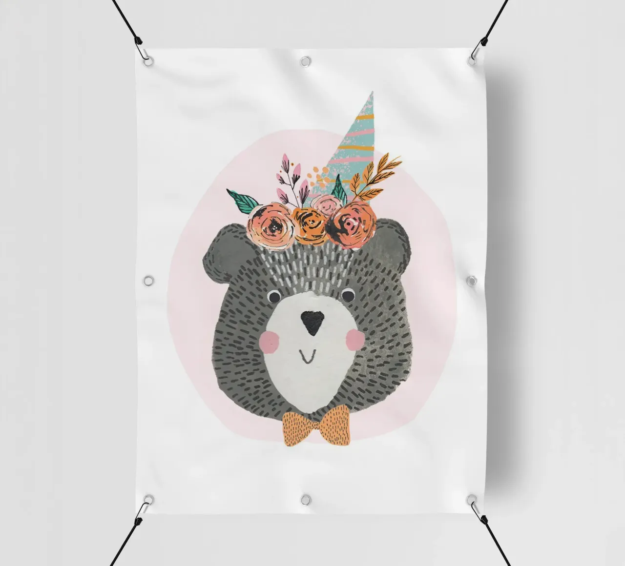 Lisa Dolson - Orso di compleanno telo in pvc da muench benjamin