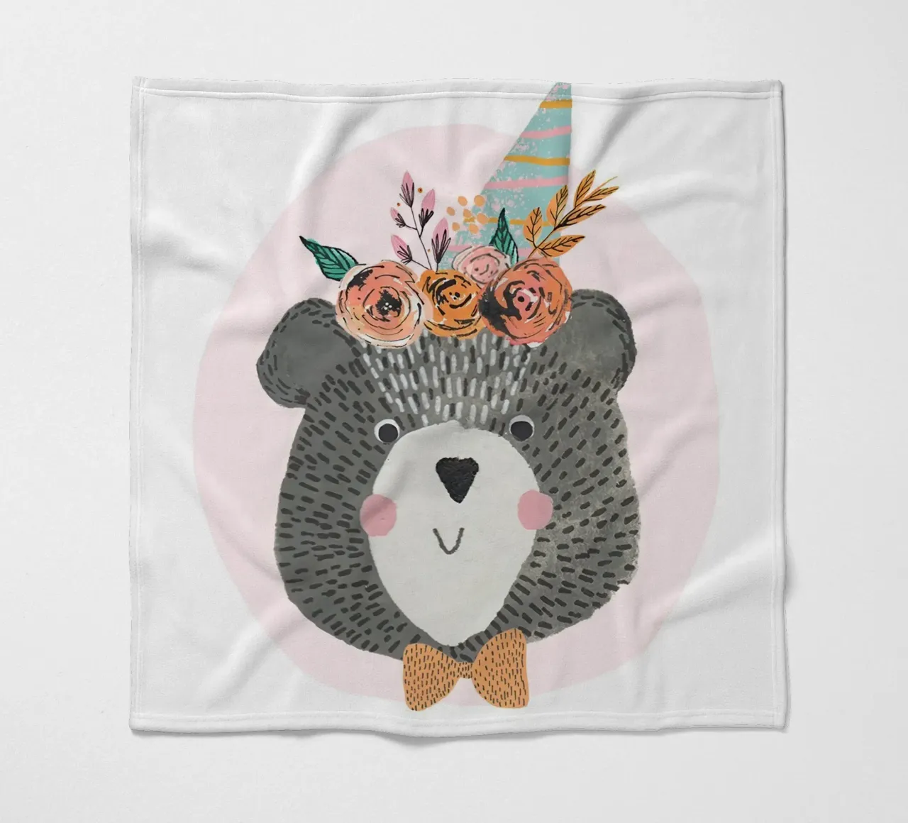 Lisa Dolson - Orso di compleanno coperta in pile da muench benjamin