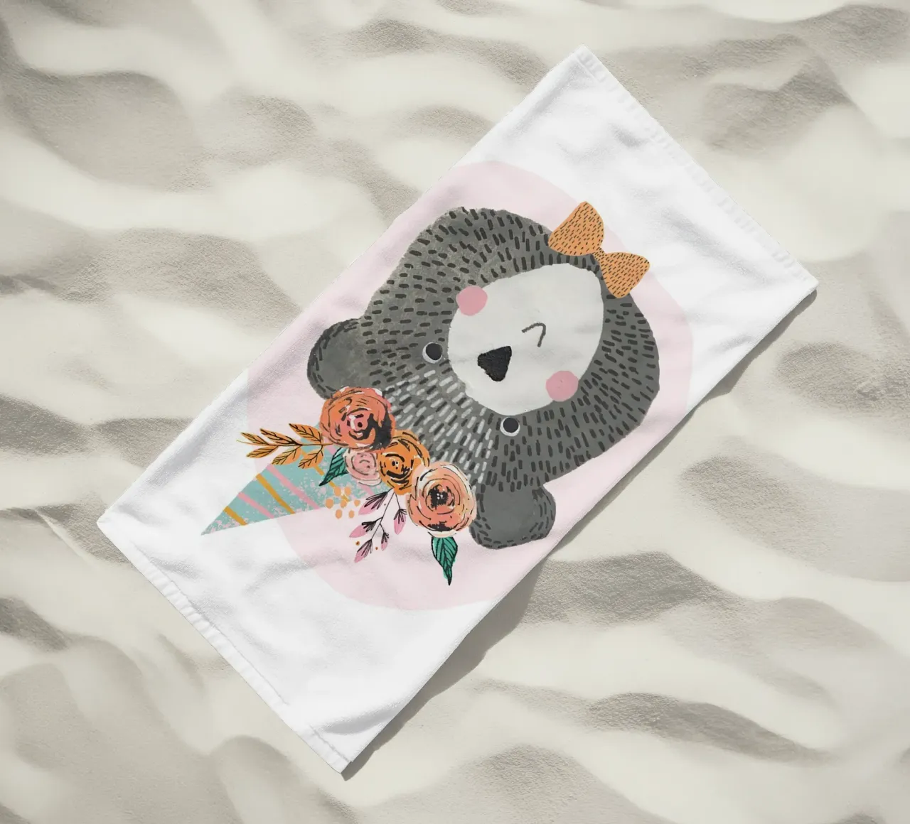 Lisa Dolson - Orso di compleanno telo mare da muench benjamin