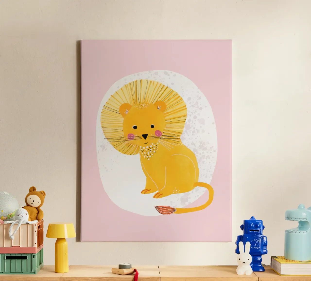 Lisa Dolson - Lion canvas by muench benjamin