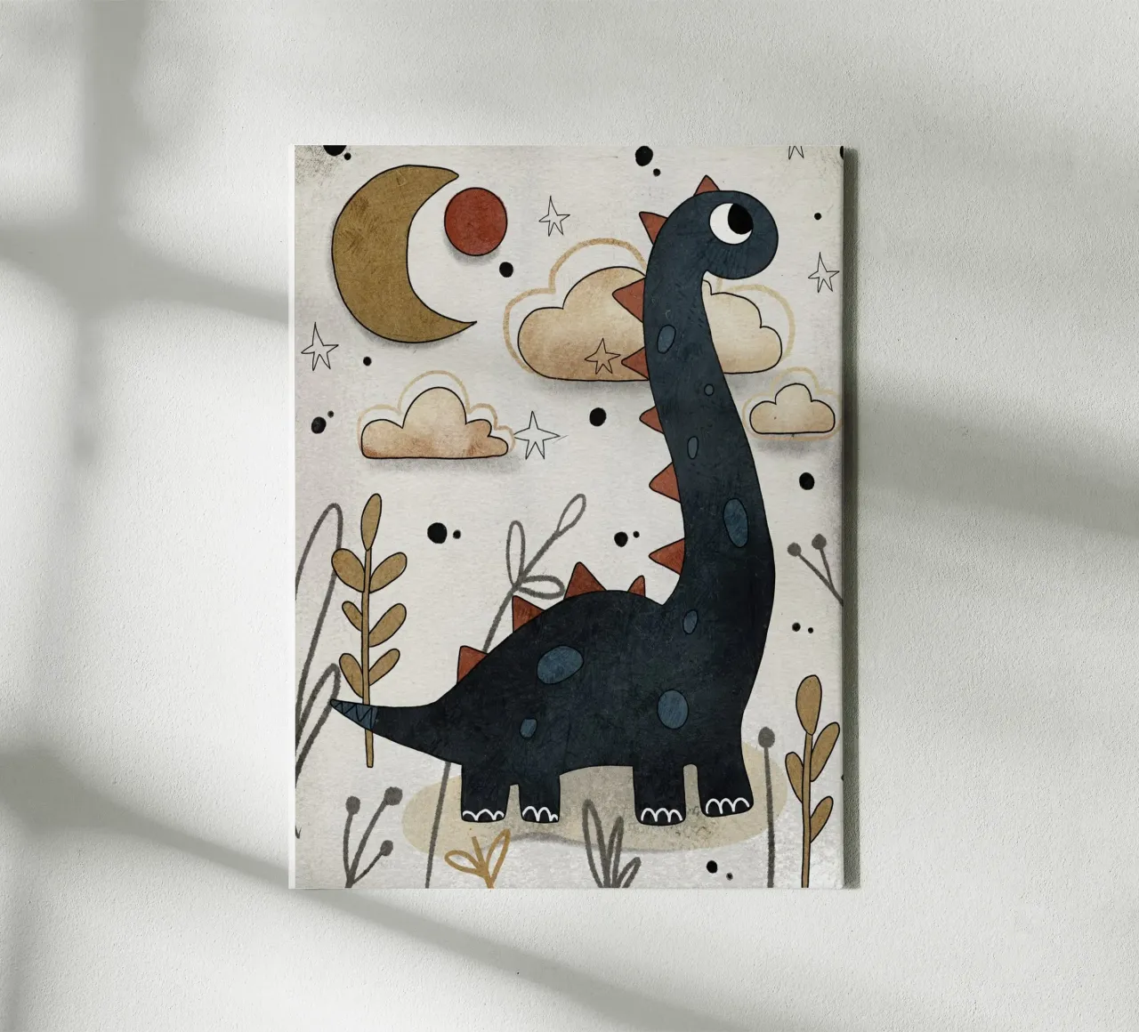 Nelli Suneli - Langnek canvas met Baklijst van muench benjamin