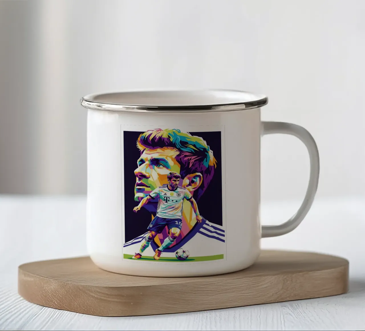 Thomas Muller - Germania #2 tazza in smalto da Hantamrata