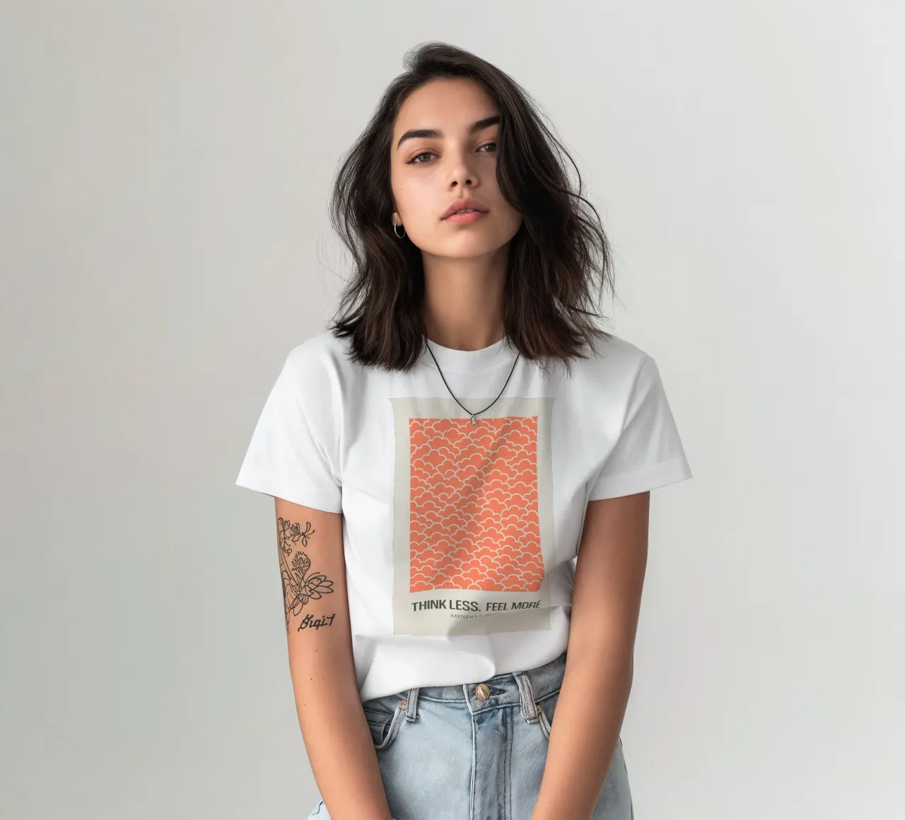 Peach Calm t-shirt da SMPLE