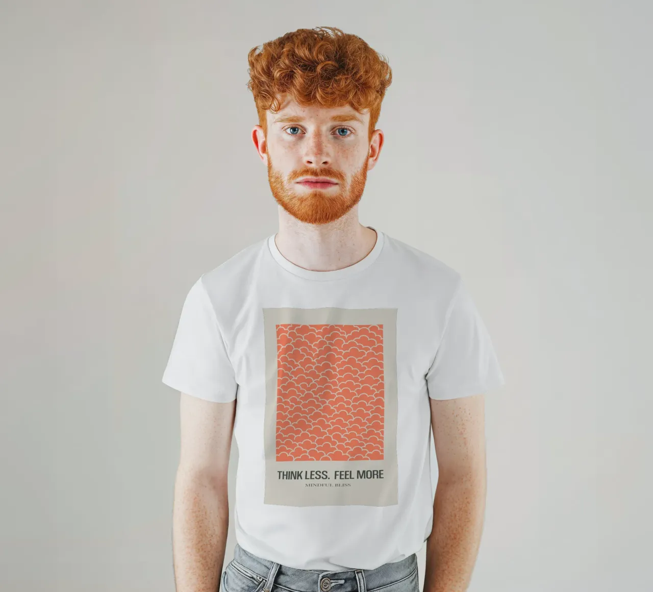 Peach Calm t-shirt da SMPLE