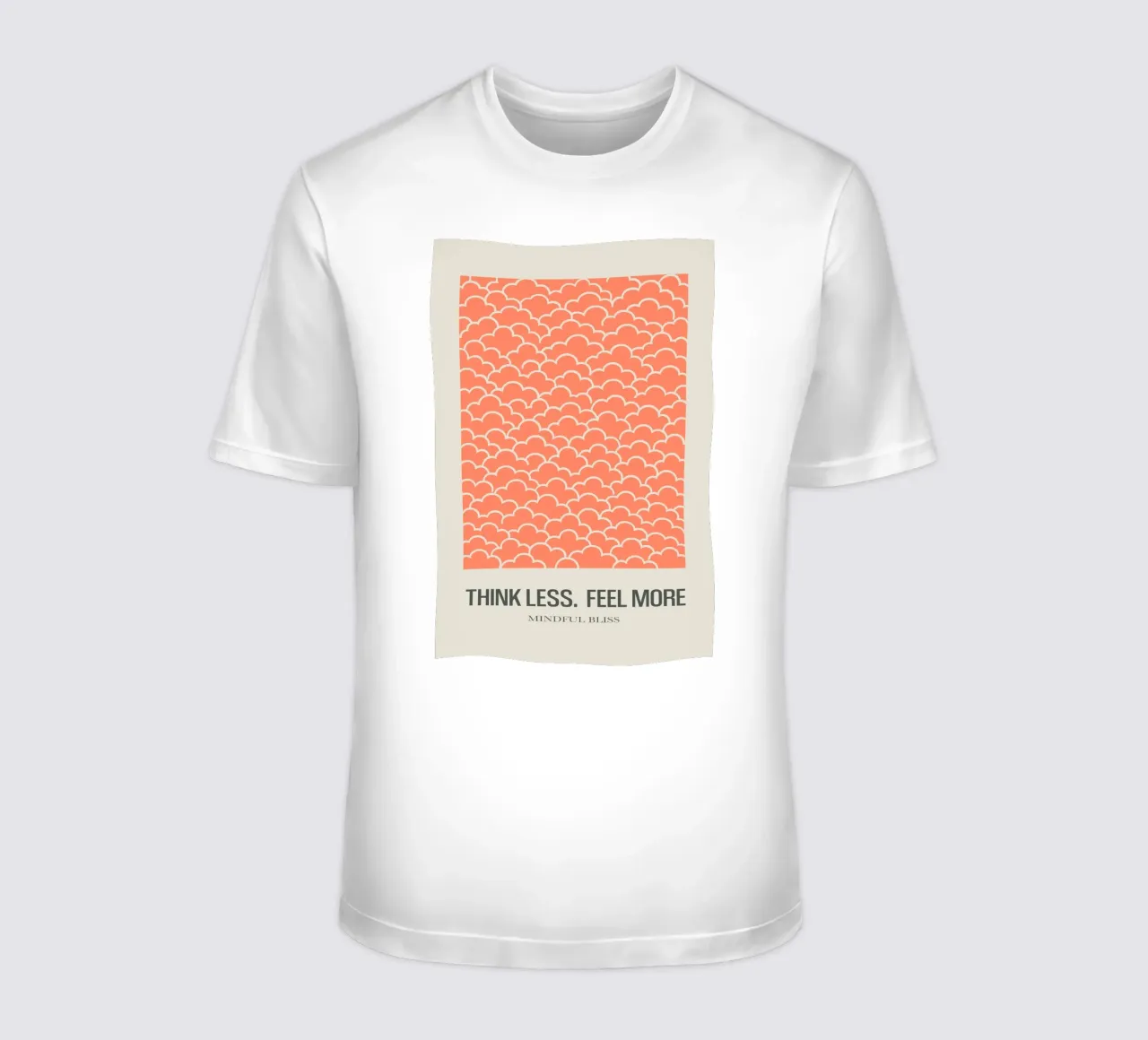 Peach Calm t-shirt da SMPLE
