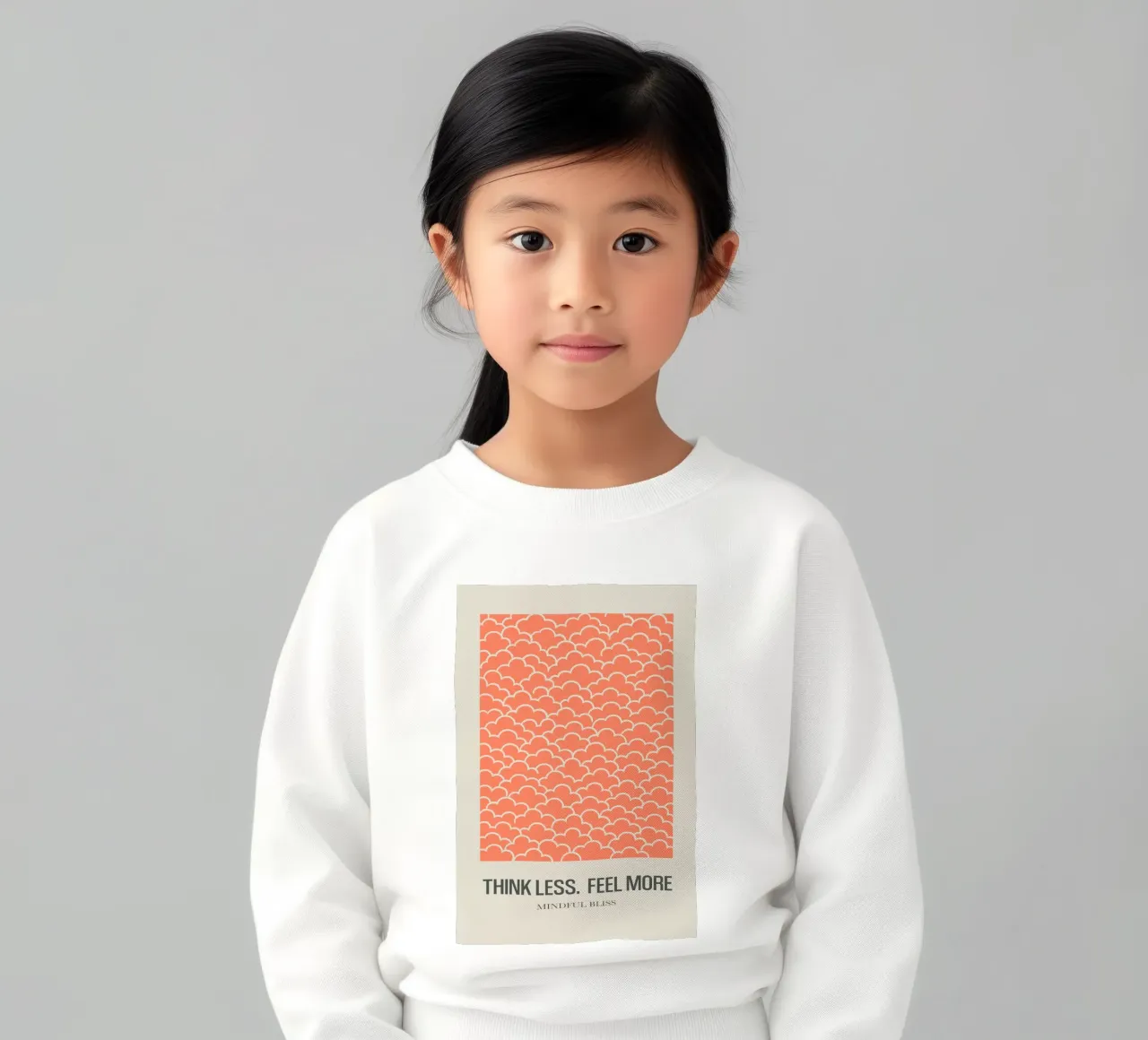 Peach Calm felpa bambino da SMPLE