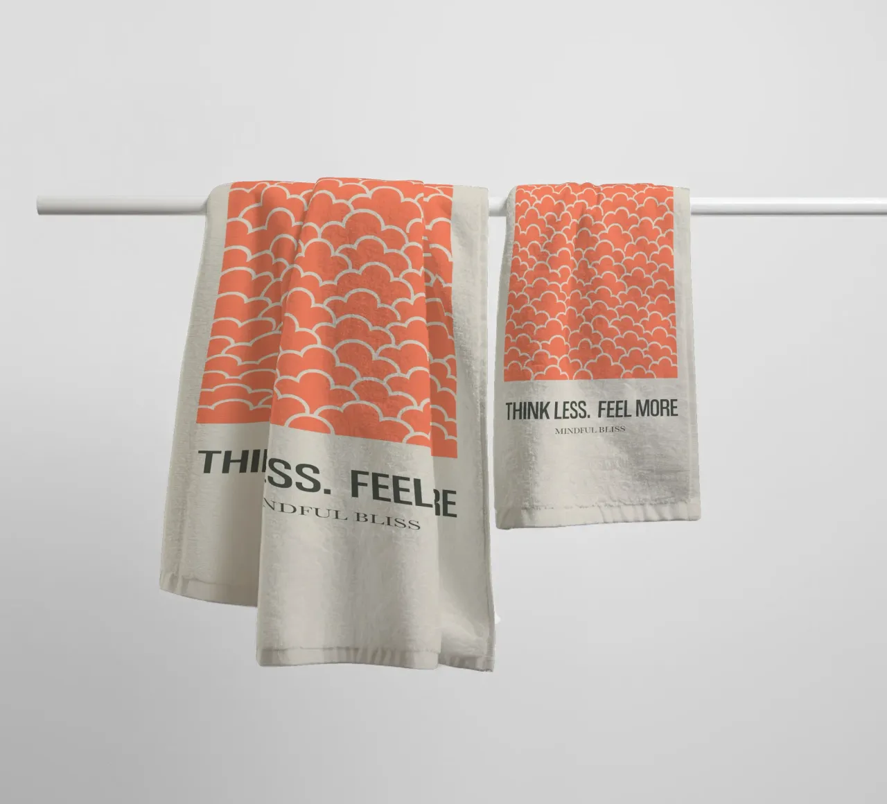 Peach Calm asciugamano da bagno da SMPLE