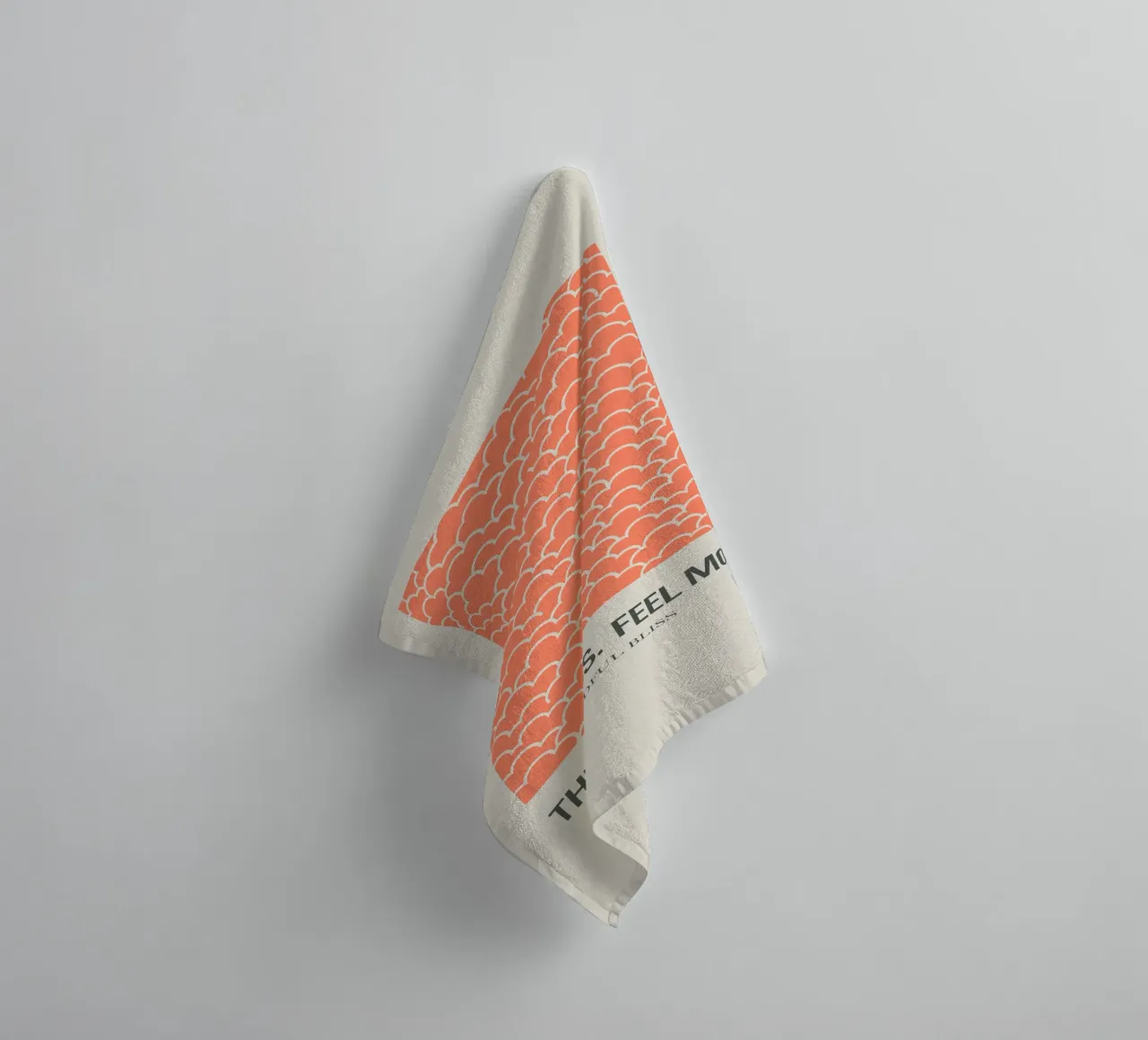 Peach Calm towel by SMPLE