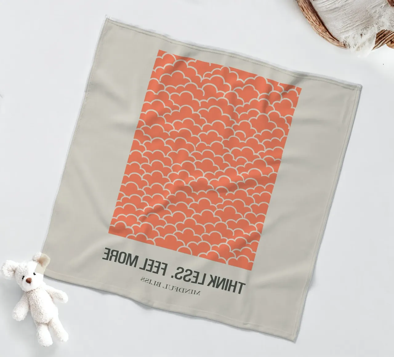 Peach Calm coperta in pile da SMPLE