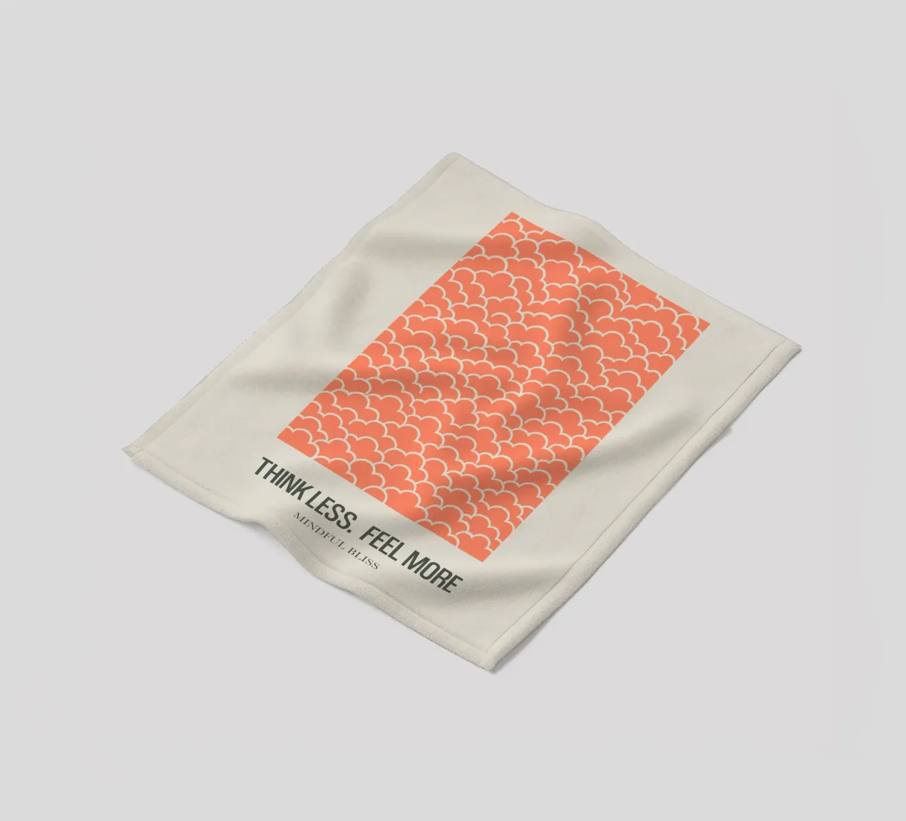 Peach Calm coperta in pile da SMPLE