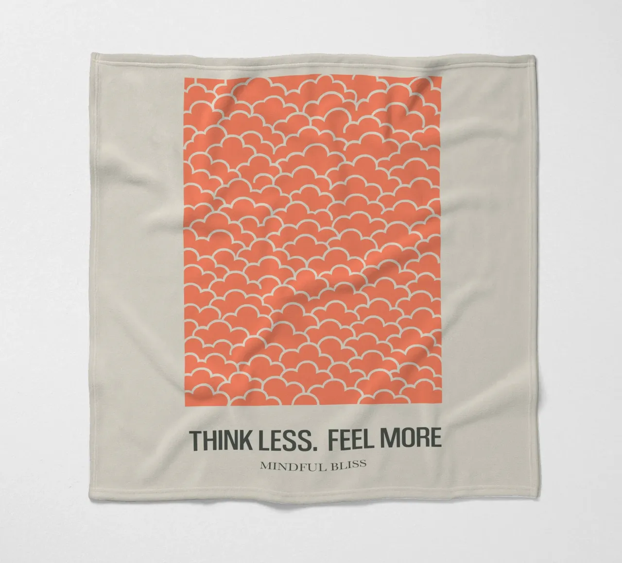 Peach Calm coperta in pile da SMPLE
