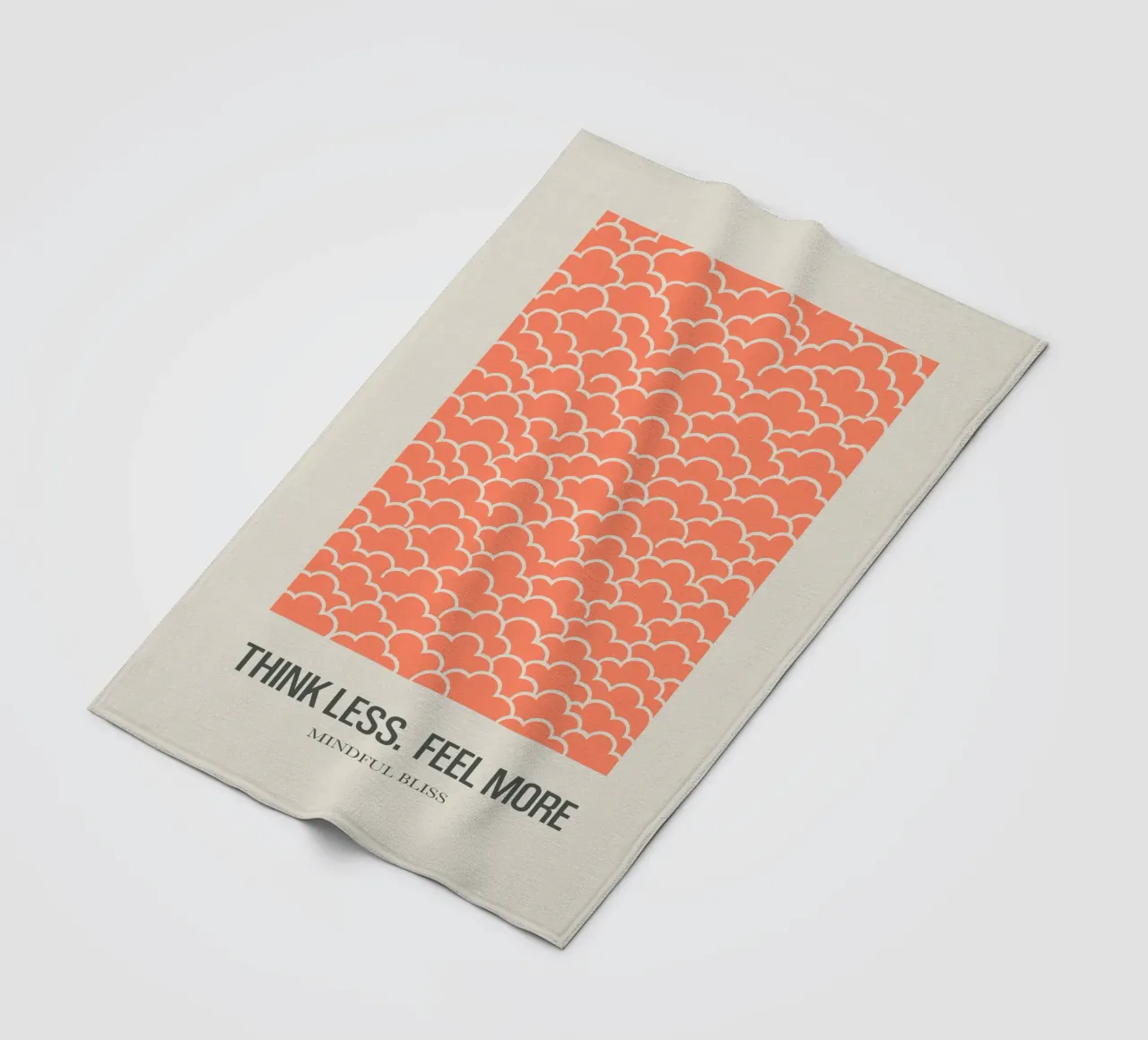 Peach Calm coperta in pile da SMPLE
