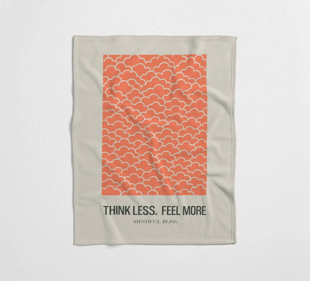 Peach Calm coperta in pile da SMPLE