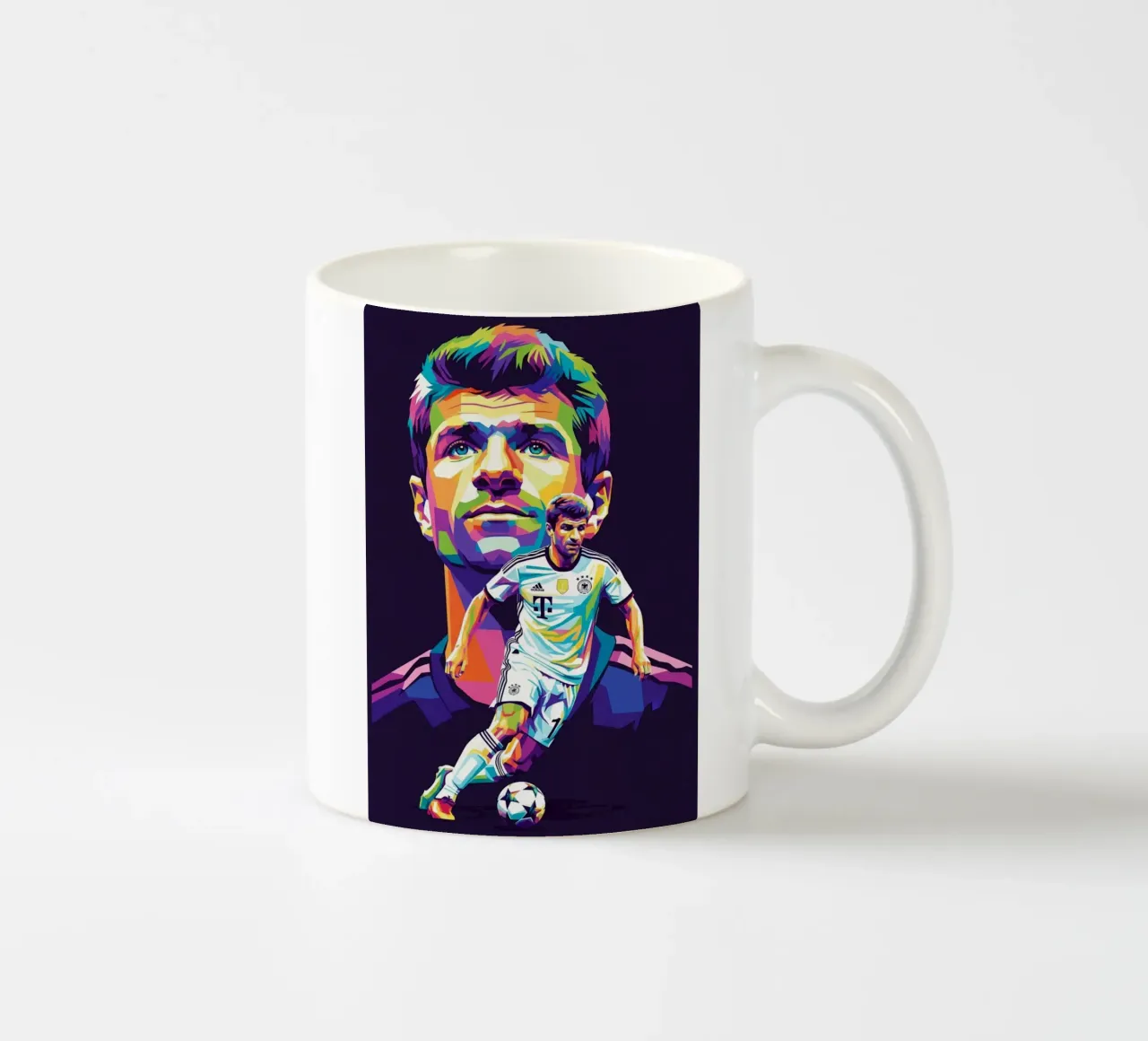 Thomas Muller - Germania #3 tazza in ceramica da Hantamrata