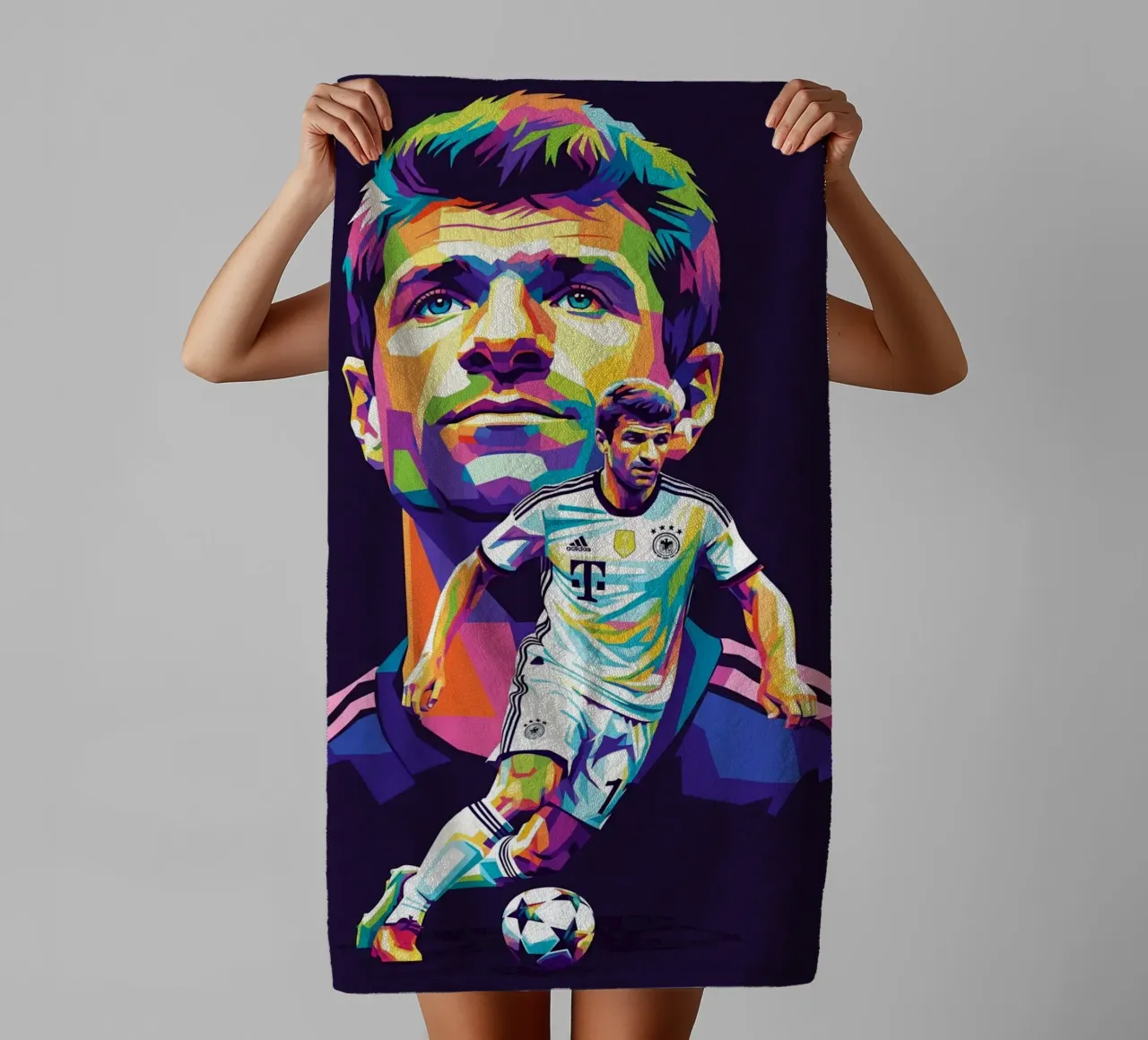 Thomas Muller - Germania #3 asciugamano da bagno da Hantamrata