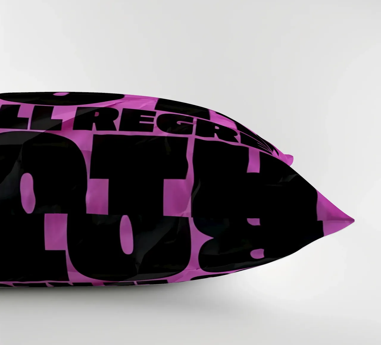 DO IT OR DONT DO YOU'LL REGRET BOTH cuscino da Type & Tape