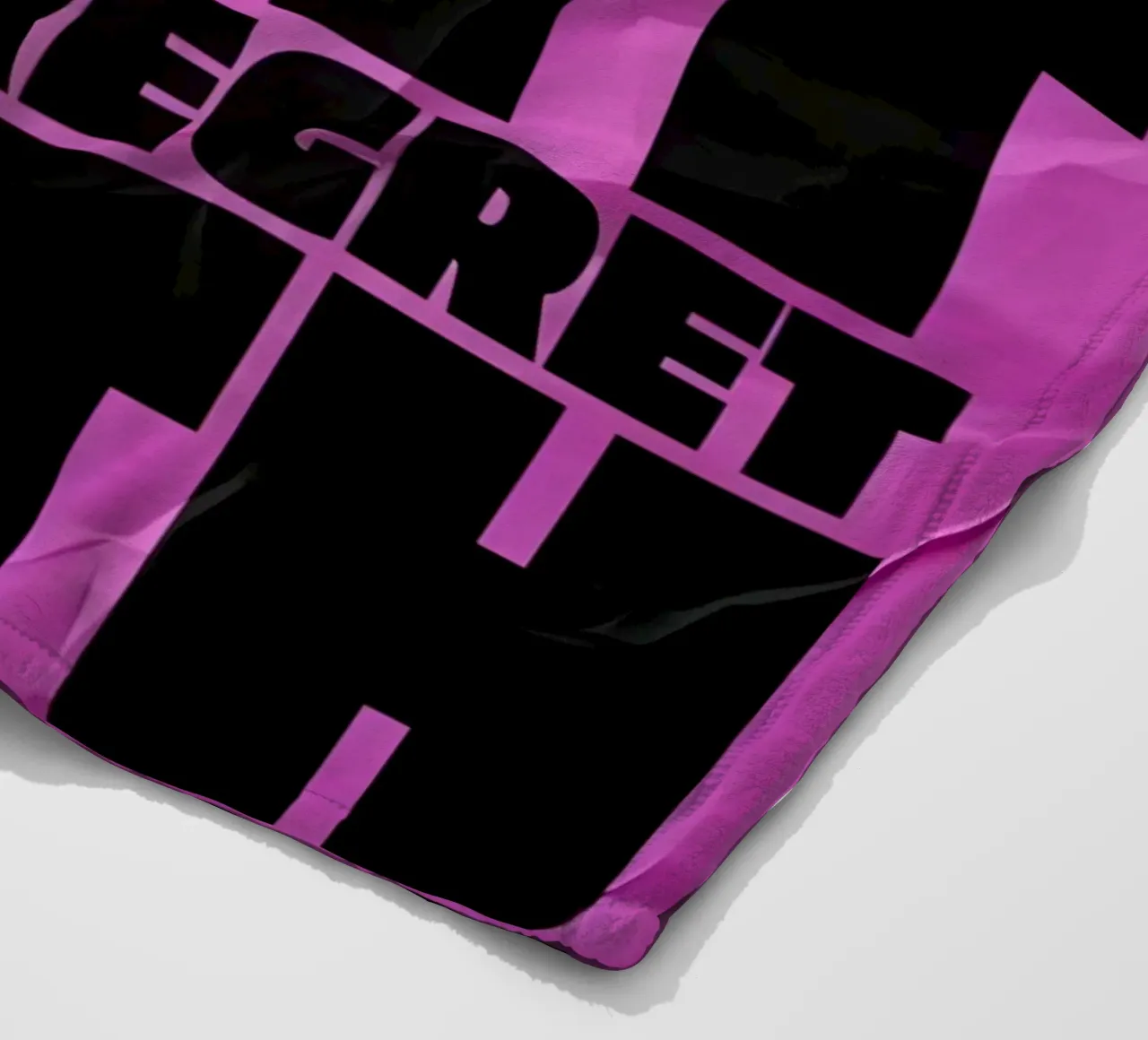 DO IT OR DONT DO YOU'LL REGRET BOTH coperta in pile da Type & Tape