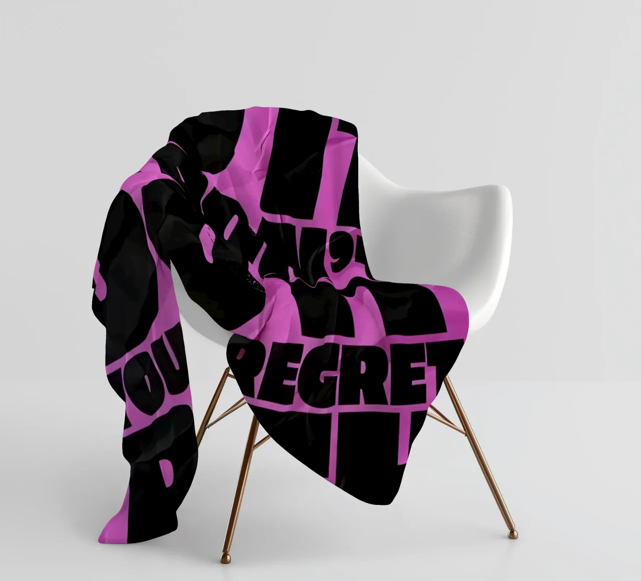 DO IT OR DONT DO YOU'LL REGRET BOTH coperta in pile da Type & Tape