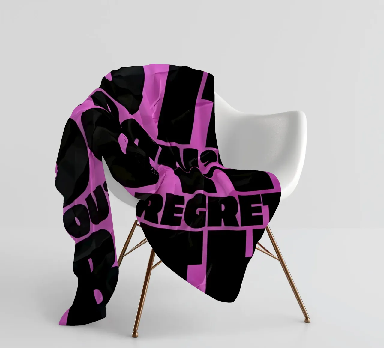 DO IT OR DONT DO YOU'LL REGRET BOTH coperta in pile da Type & Tape