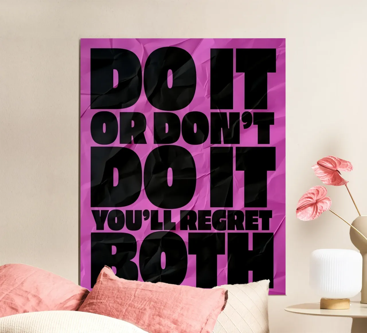 DO IT OR DONT DO YOU'LL REGRET BOTH hahnemühle by Type & Tape