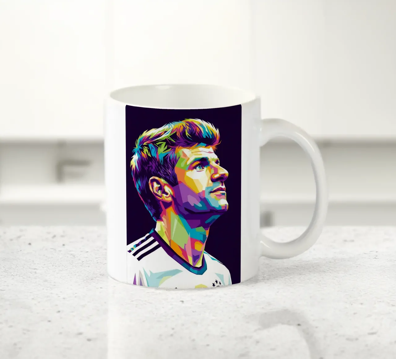 Thomas Muller - Germania #4 tazza in ceramica da Hantamrata