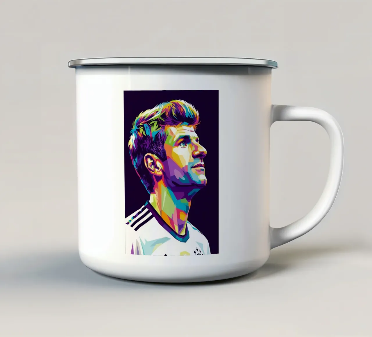 Thomas Muller - Germania #4 tazza in smalto da Hantamrata