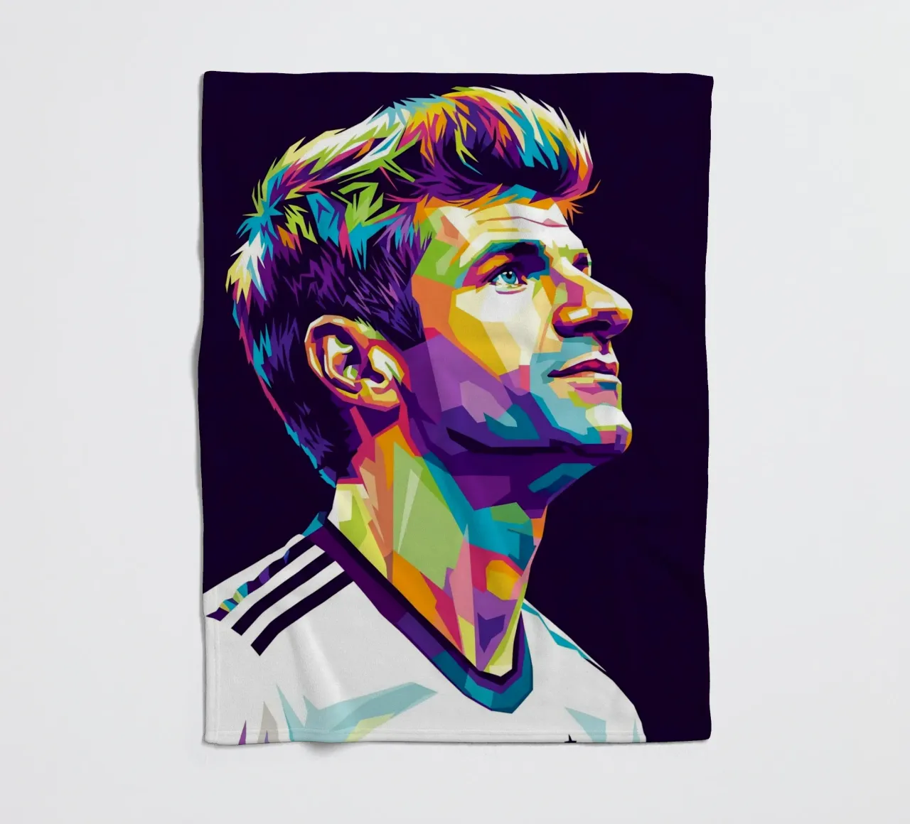Thomas Muller - Germania #4 coperta in pile da Hantamrata