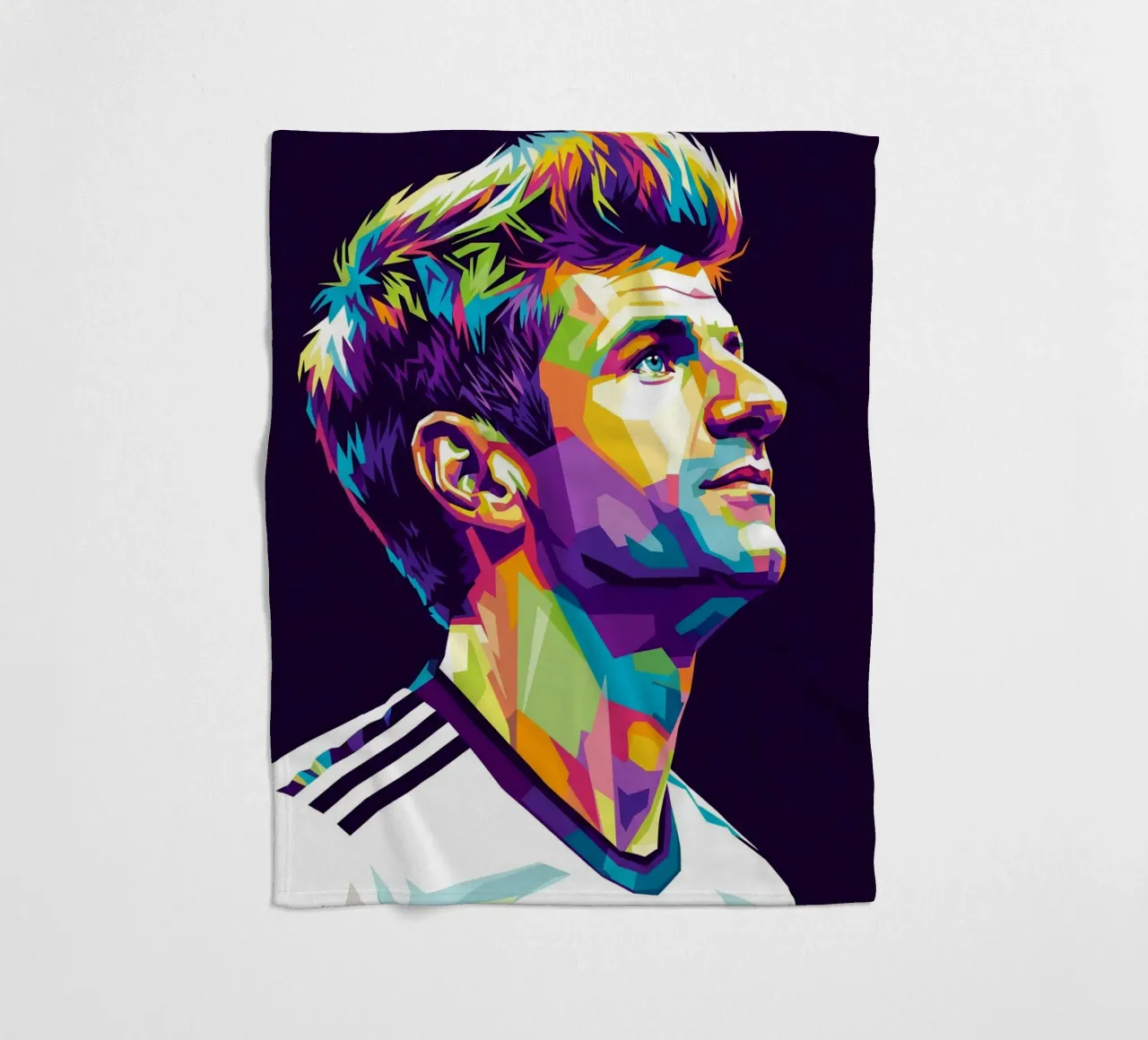 Thomas Muller - Germania #4 coperta in pile da Hantamrata