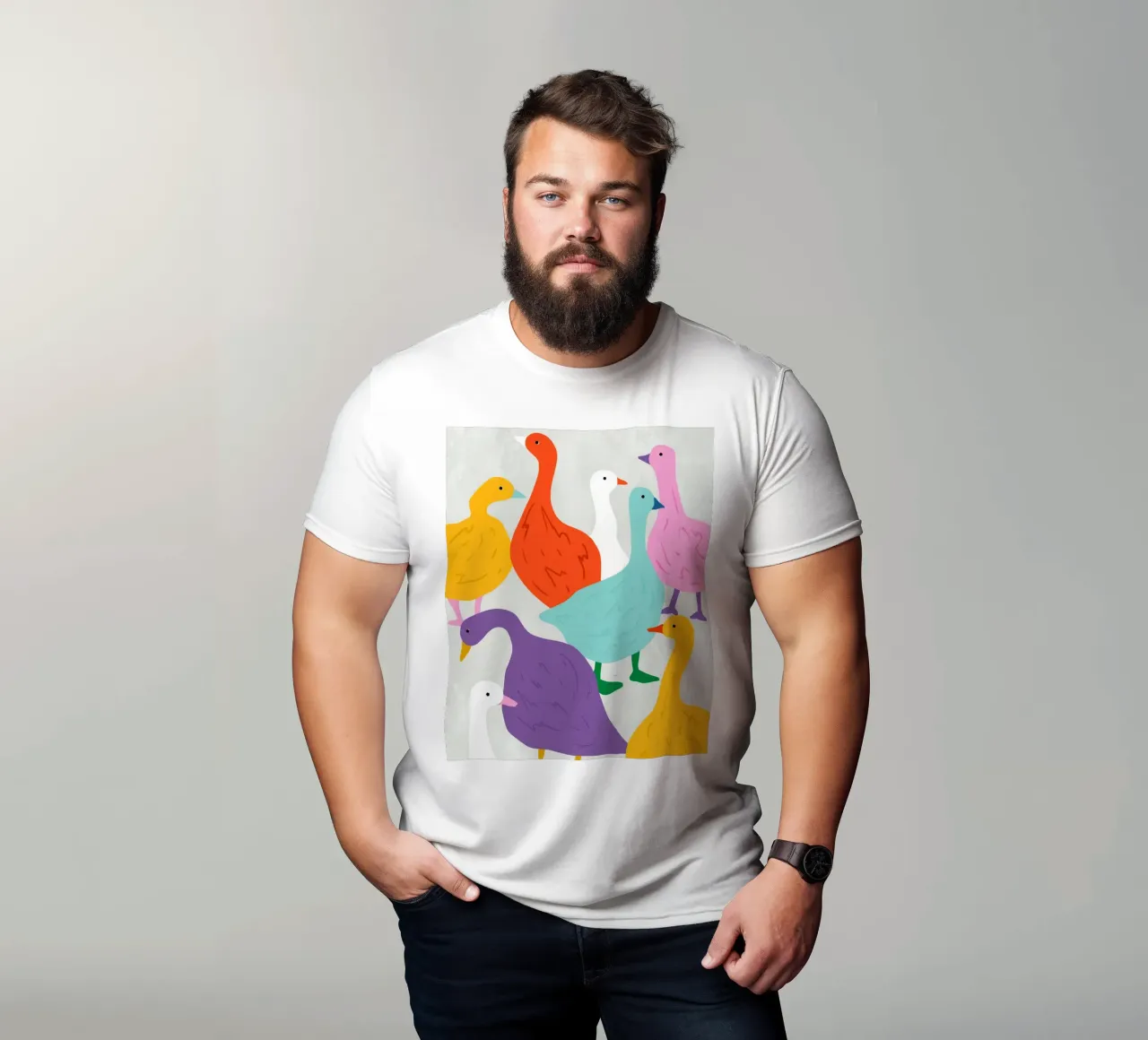 Anatra in giro t-shirt da 83oranges