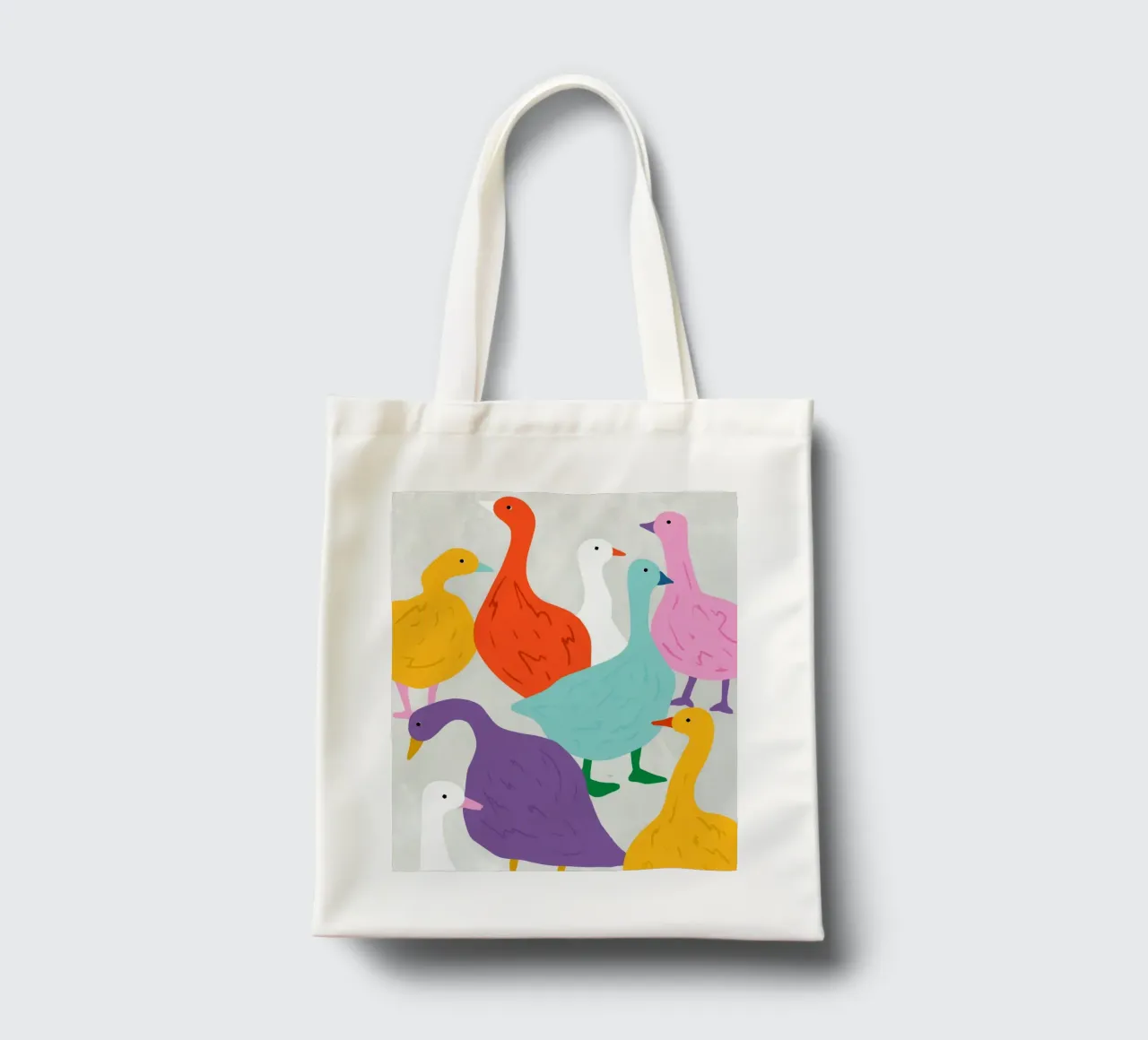 Anatra in giro borsa in juta da 83oranges