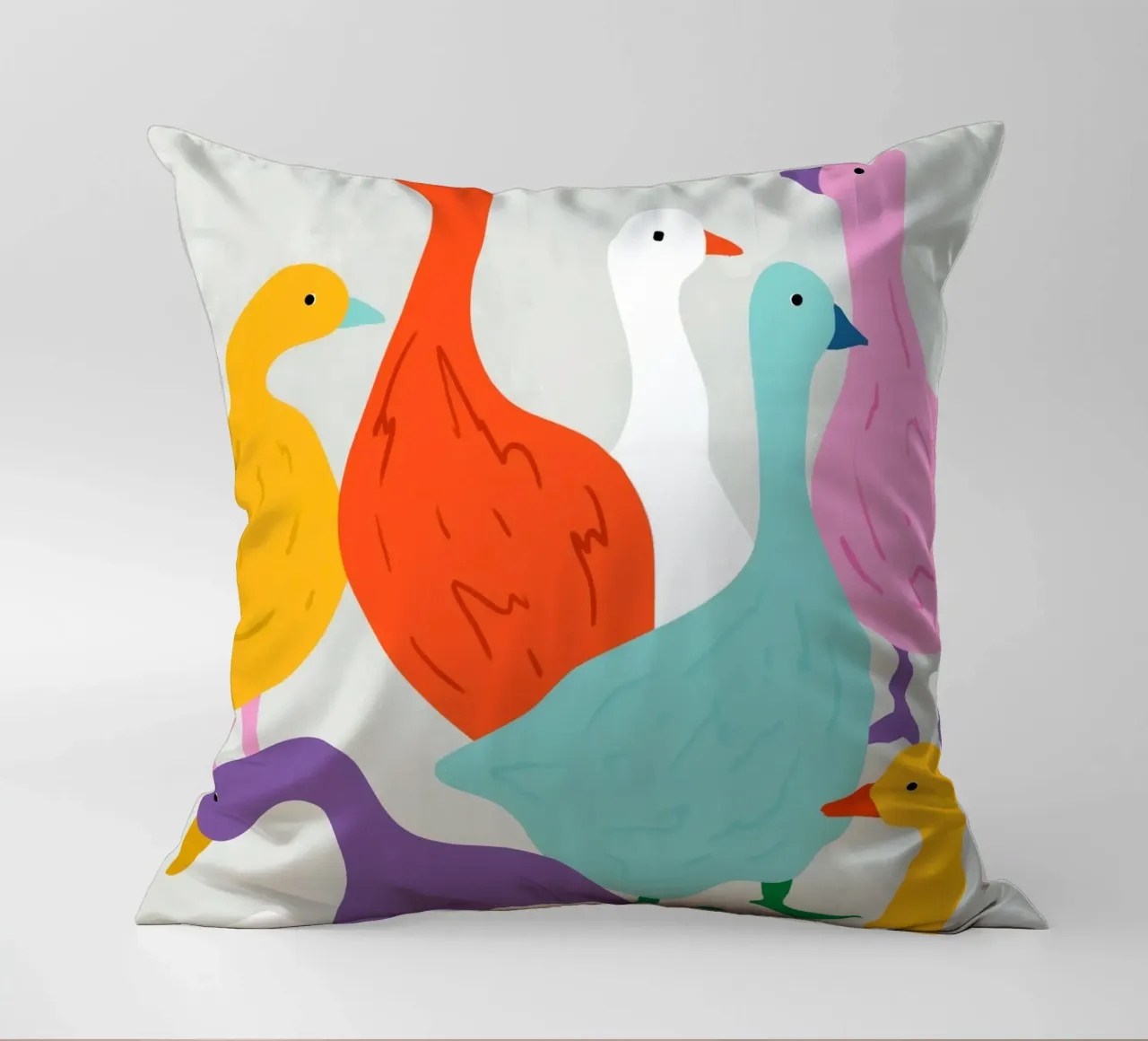 Anatra in giro cuscino da 83oranges.com