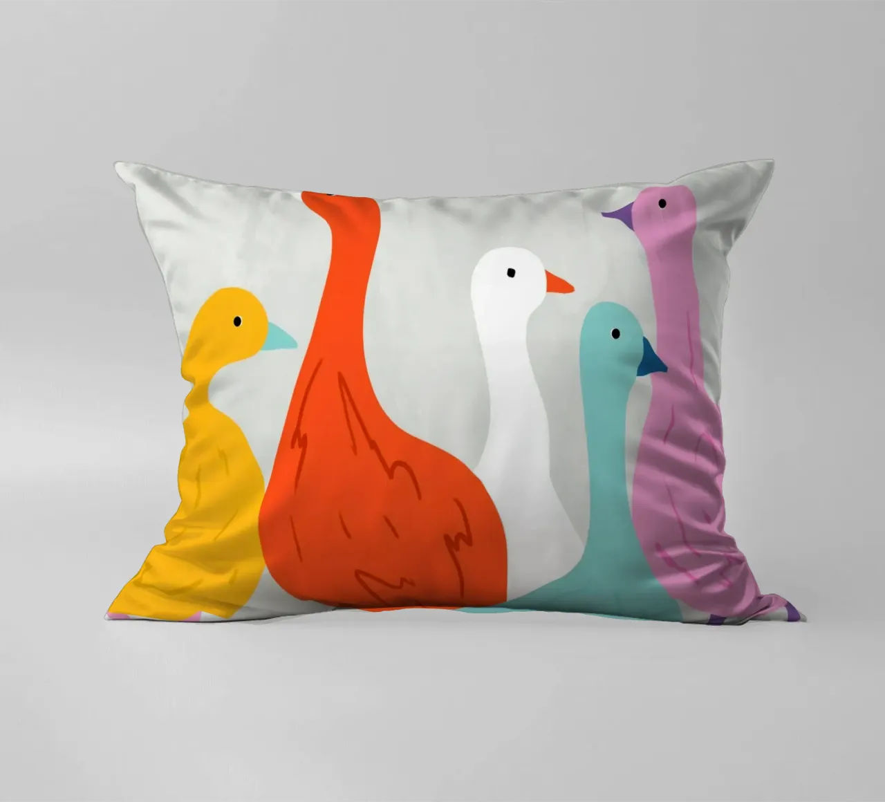 Anatra in giro cuscino da 83oranges.com