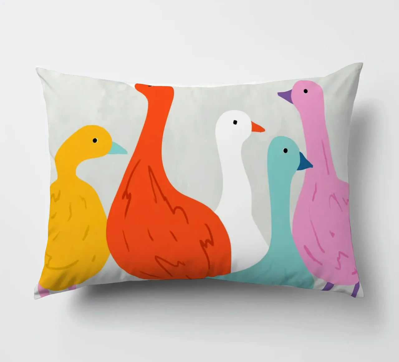 Anatra in giro cuscino da 83oranges.com