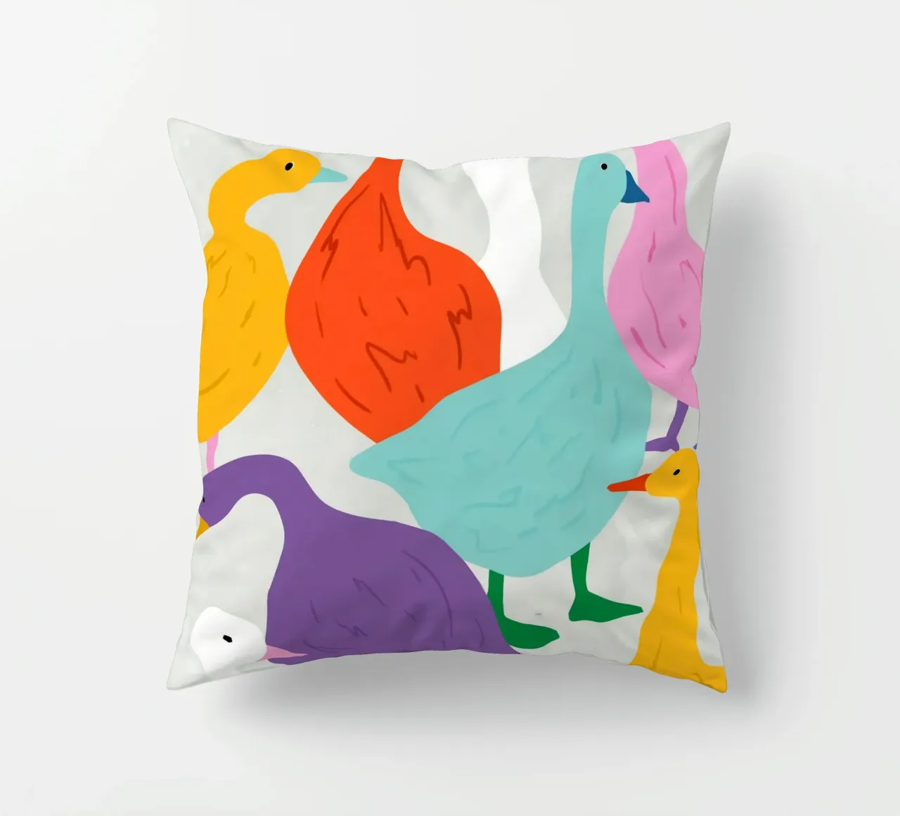 Anatra in giro cuscino da 83oranges.com