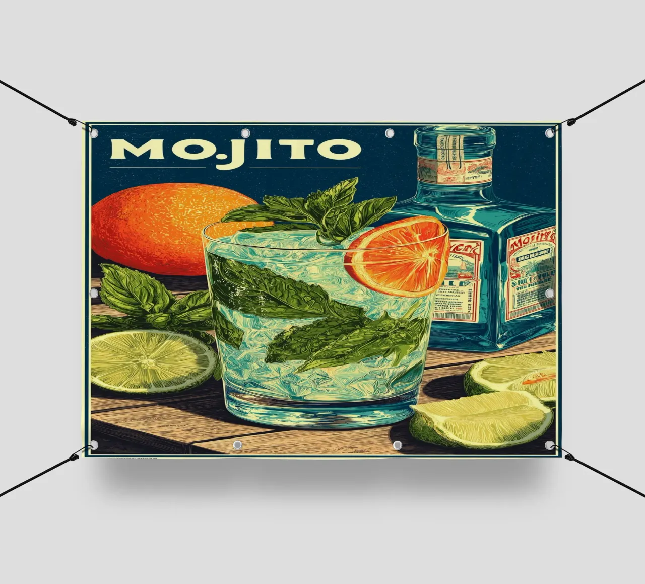 Mojito telo in pvc da Fleur de Lys