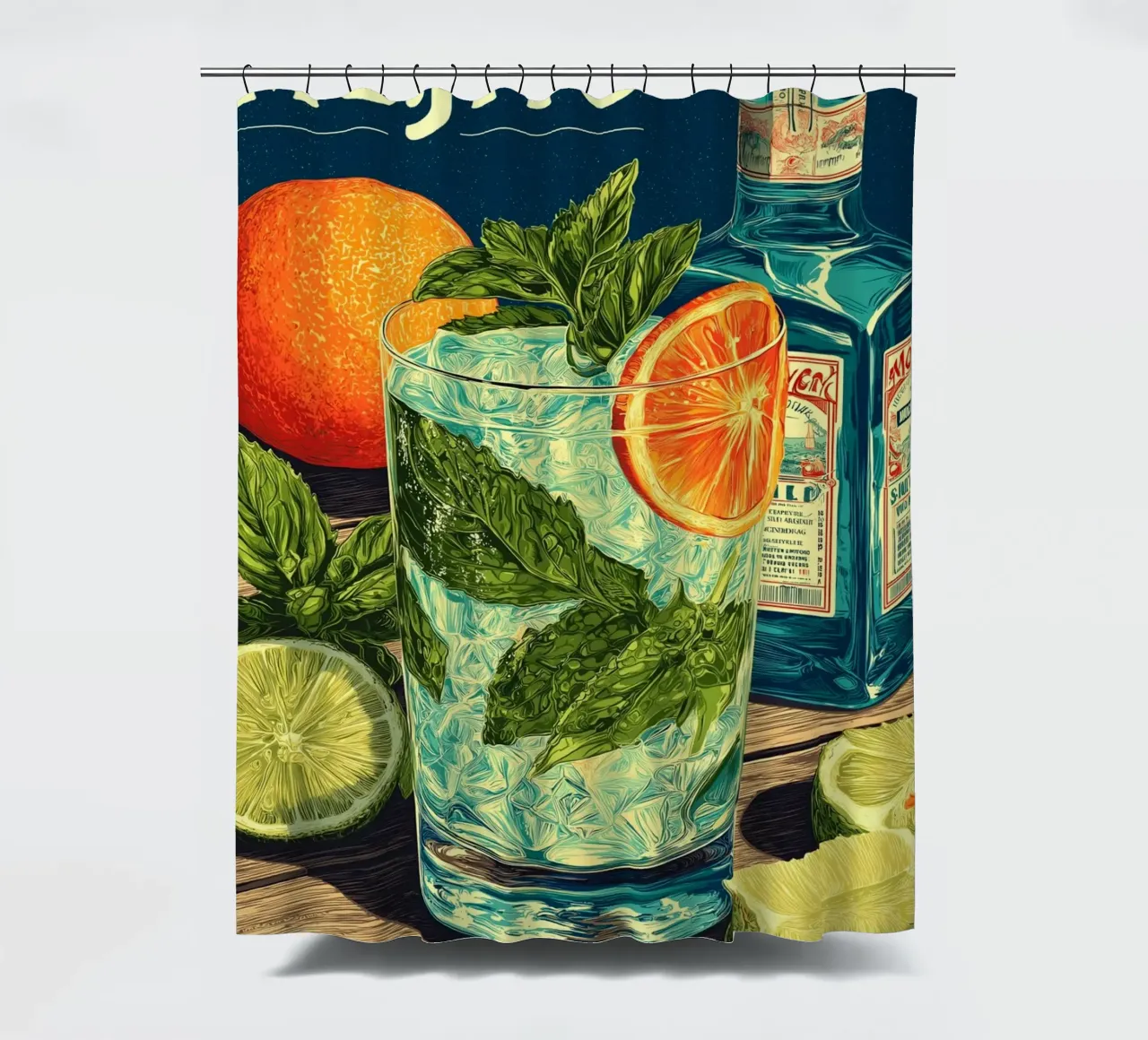 Mojito tenda da doccia da Fleur de Lys