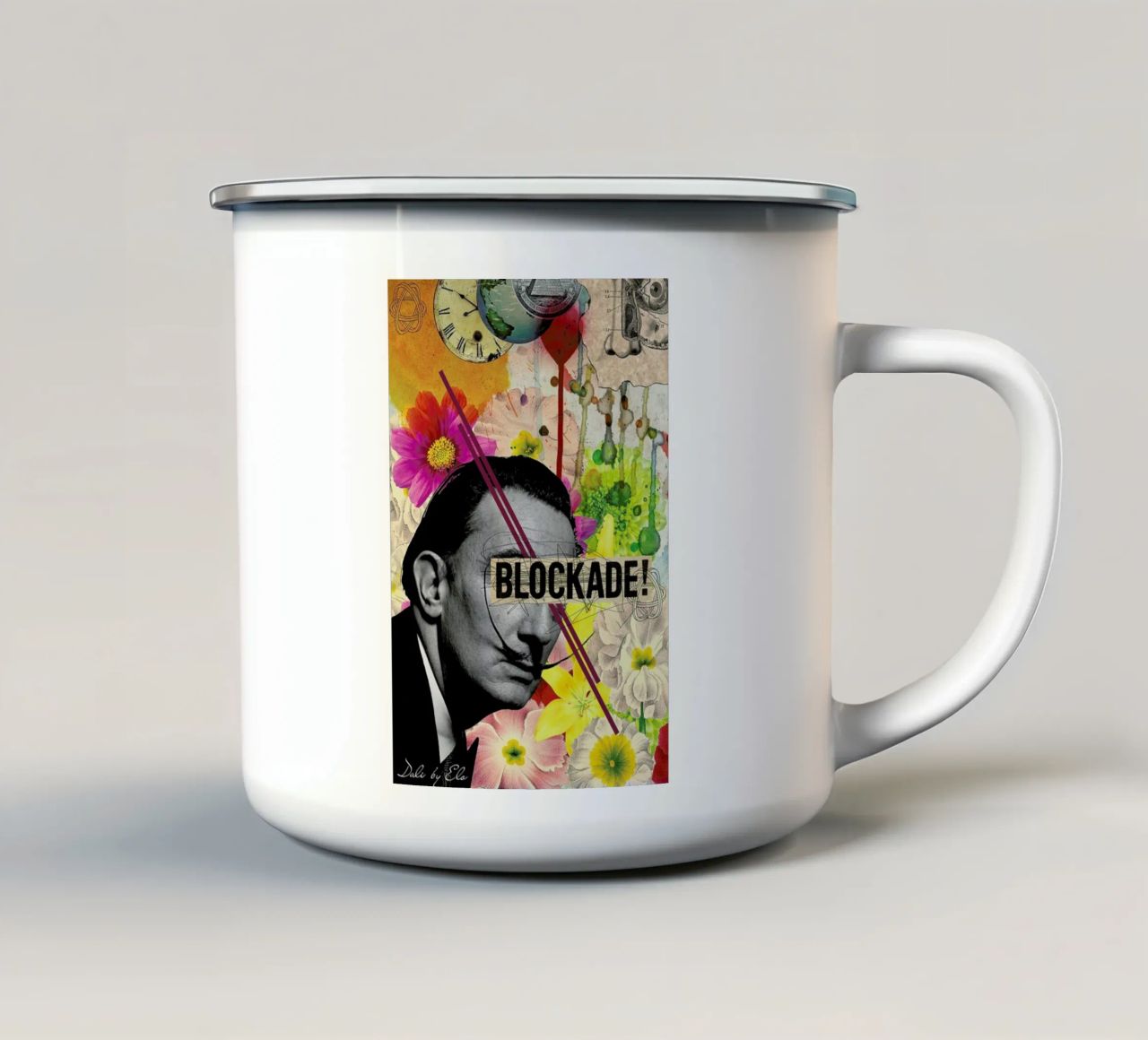 Public Figures: Dali tazza in smalto da Elo Marc