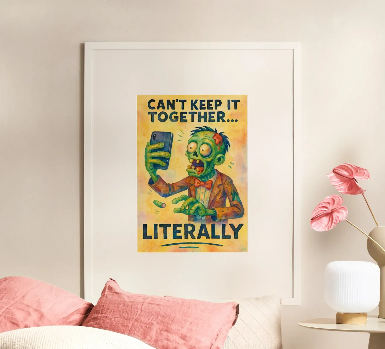 non riesce a stare insieme, letteralmente poster da kadilans