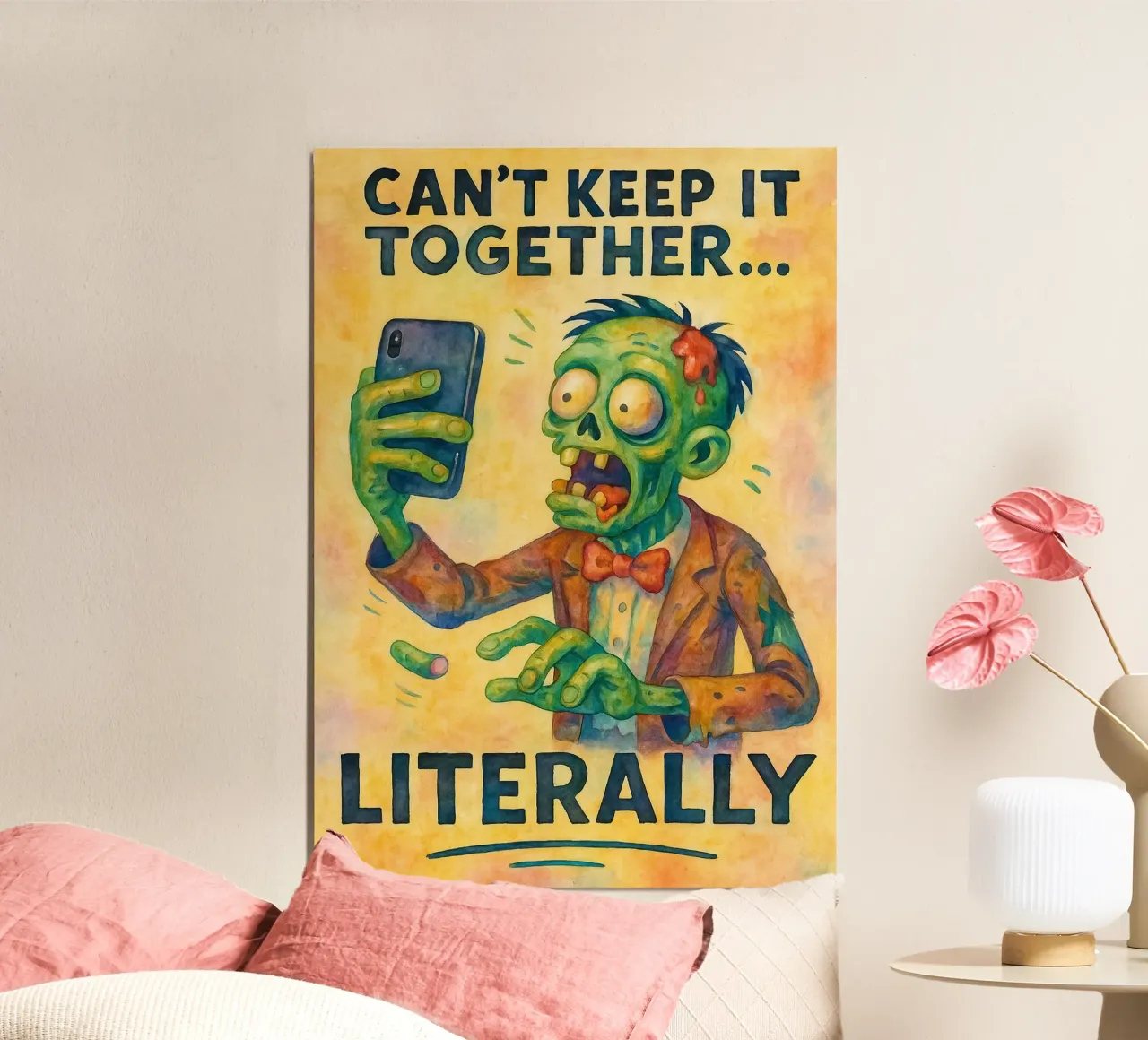 non riesce a stare insieme, letteralmente poster da kadilans