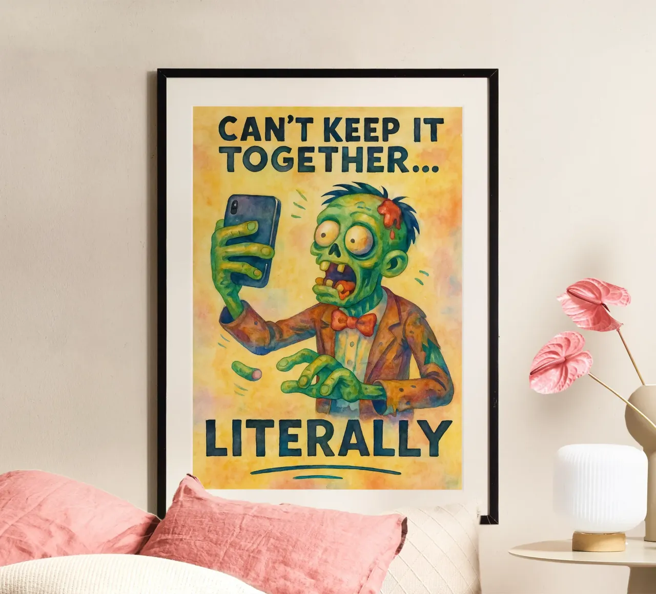 non riesce a stare insieme, letteralmente poster da kadilans